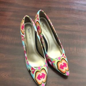 Brand new colorful pumps